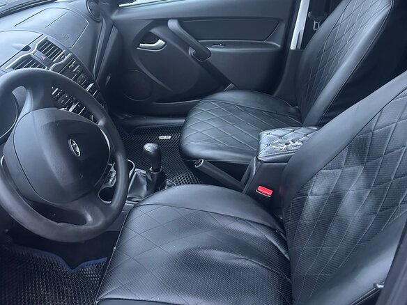 2019 Lada (ВАЗ) Granta I Рестайлинг, чёрный, 470000 рублей - вид 4
