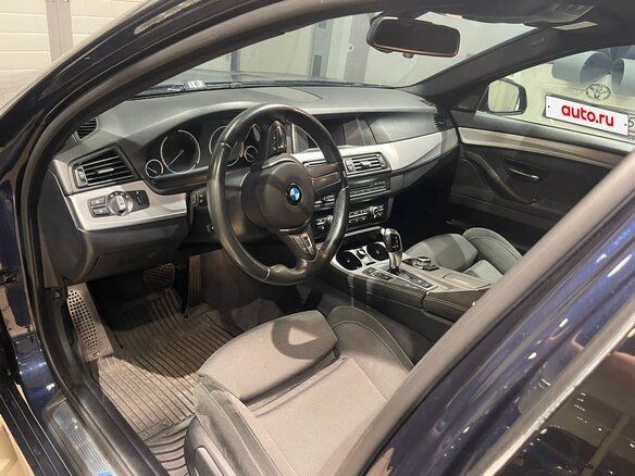 2014 BMW 5 серии 528i xDrive VI (F10/F11/F07) Рестайлинг, синий, 2100000 рублей - вид 8