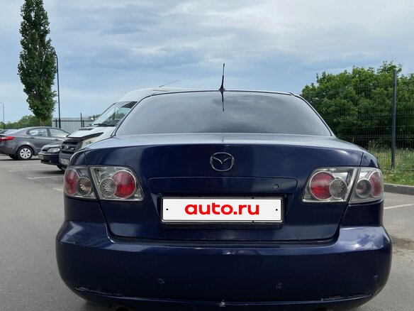 2006 Mazda 6 I (GG) Рестайлинг, синий, 326000 рублей - вид 2