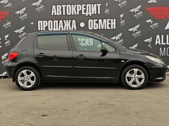 2007 Peugeot 307 I Рестайлинг, чёрный, 569000 рублей - вид 8