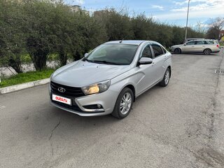 2016 Lada (ВАЗ) Vesta I, серебристый, 850000 рублей, вид 1