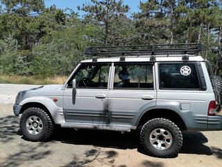 2002 Hyundai Galloper II, серый, 750000 рублей, вид 5