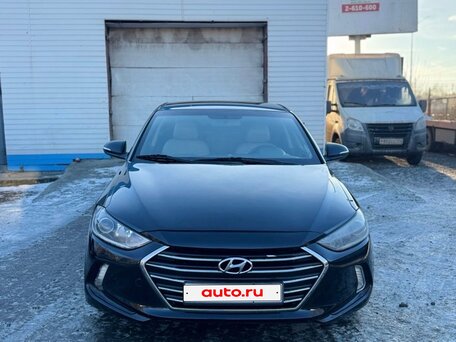 2016 Hyundai Elantra VI (AD), чёрный, 1000000 рублей, вид 1