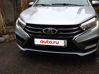 2023 Lada (ВАЗ) Vesta I Рестайлинг (NG), серебристый, 1400000 рублей, вид 2