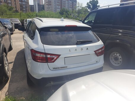 2019 Lada (ВАЗ) Vesta SW I, белый, 770000 рублей, вид 2