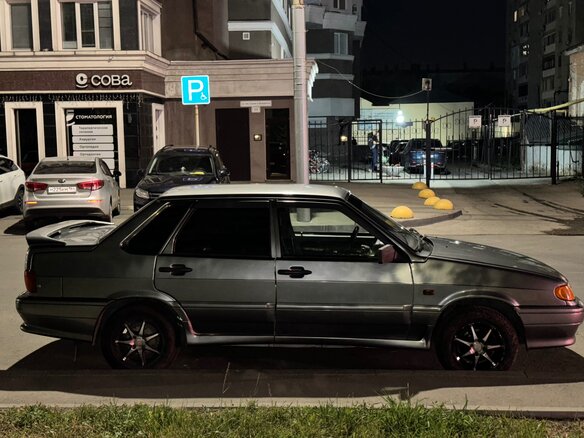 2008 Lada (ВАЗ) 2115, серый, 235000 рублей - вид 3
