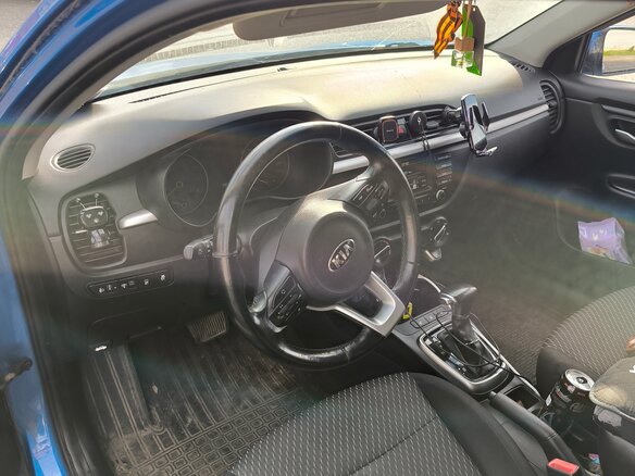 2017 Kia Rio IV, синий, 1200000 рублей - вид 1