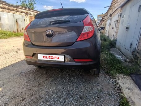 2016 Hyundai Solaris I Рестайлинг, коричневый, 1070000 рублей, вид 4