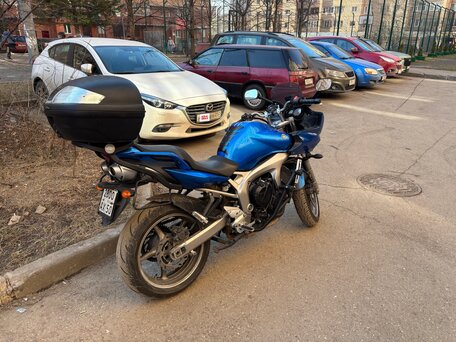 2009 Yamaha FZ6, синий, 390000 рублей, вид 5