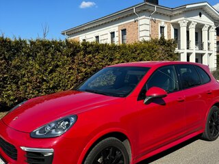 2015 Porsche Cayenne Diesel II Рестайлинг (958), красный, 2500000 рублей, вид 2