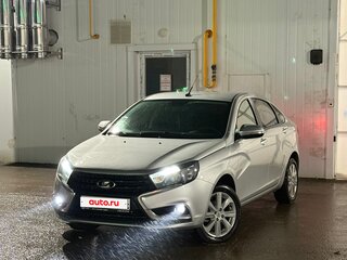 2019 Lada (ВАЗ) Vesta I, серебристый, 735000 рублей, вид 3