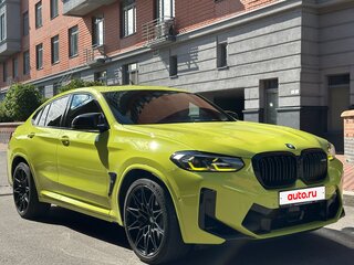2022 BMW X4 M Competition I (F98) Рестайлинг, жёлтый, 8390000 рублей, вид 1