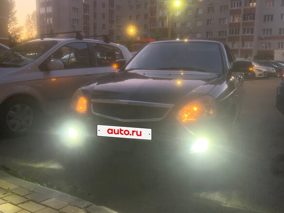2008 Lada (ВАЗ) Priora I, чёрный, 248000 рублей - вид 2