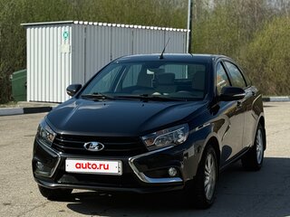 2015 Lada (ВАЗ) Vesta I, чёрный, 900000 рублей, вид 1