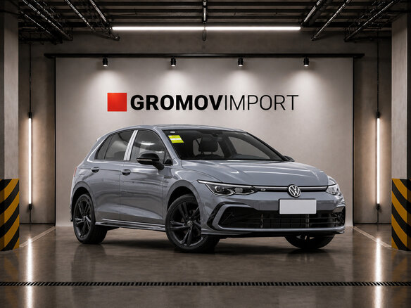 2021 Volkswagen Golf VIII, серый - вид 2