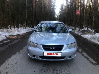 2005 Hyundai Sonata V (NF), серебристый, 425000 рублей, вид 5