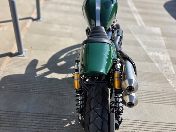 2022 Triumph Scrambler, зелёный - вид 20