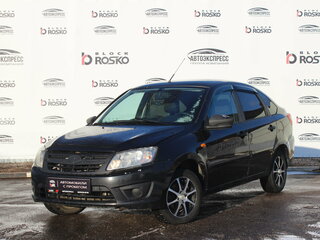 2015 Lada (ВАЗ) Granta I, чёрный, 345000 рублей, вид 1