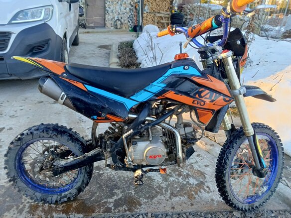 2021 Kayo Evolution YX125EM, оранжевый, 78000 рублей - вид 3