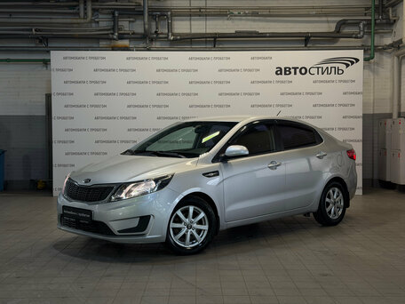 2014 Kia Rio III, серебристый, 599000 рублей, вид 1