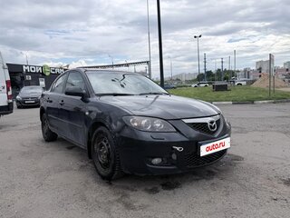 2008 Mazda 3 I (BK) Рестайлинг, чёрный, 350000 рублей, вид 1