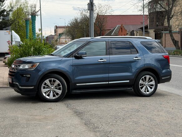 2019 Ford Explorer V Рестайлинг 2, синий, 2950000 рублей - вид 7