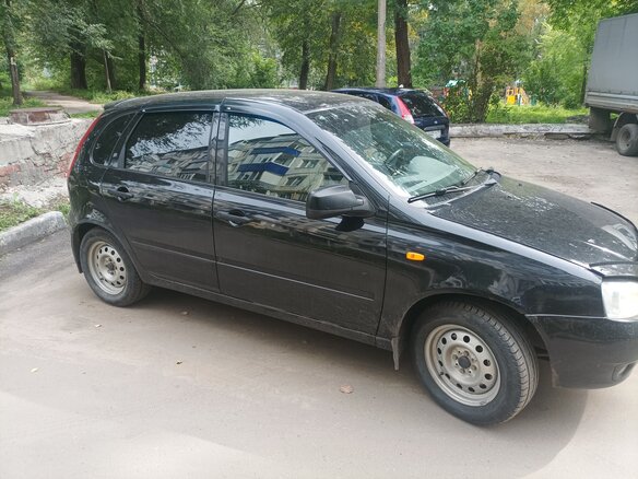 2010 Lada (ВАЗ) Kalina I, чёрный, 240000 рублей - вид 4