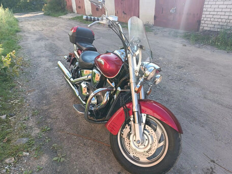 2003 Honda VTX 1800, красный, 800000 рублей, вид 2