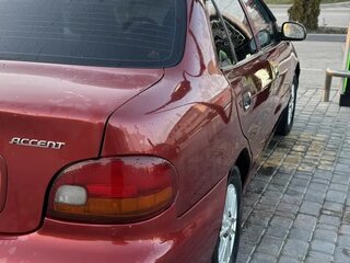 1995 Hyundai Accent I, красный, 230000 рублей, вид 4