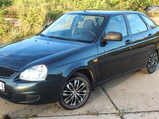 2013 Lada (ВАЗ) Priora I Рестайлинг, зелёный, 450000 рублей, вид 3