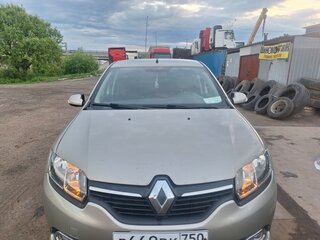 2017 Renault Logan II, бежевый, 800000 рублей, вид 1