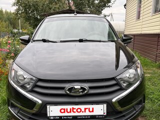 2019 Lada (ВАЗ) Granta I Рестайлинг, чёрный, 720000 рублей, вид 1