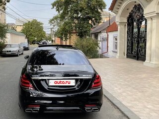 2014 Mercedes-Benz S-Класс 500 Long VI (W222, C217), чёрный, 5100000 рублей, вид 3