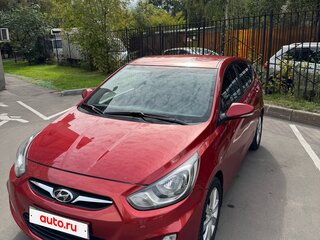 2012 Hyundai Solaris I, красный, 670000 рублей, вид 1