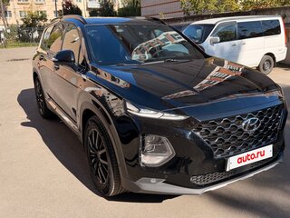 2019 Hyundai Santa Fe IV, чёрный, 2500000 рублей, вид 2
