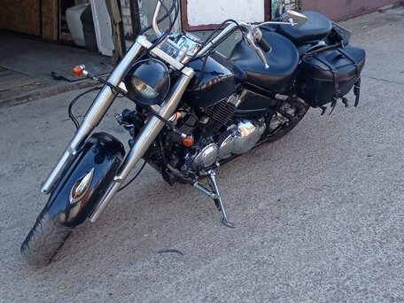 1998 Yamaha XVS400 Drag Star, серый, 300000 рублей, вид 1