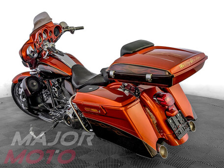 2012 Harley-Davidson CVO Street Glide, оранжевый, 1290000 рублей, вид 4