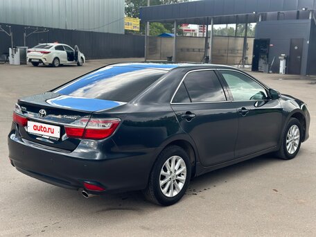 2015 Toyota Camry VII (XV50) Рестайлинг, чёрный, 1650000 рублей, вид 5
