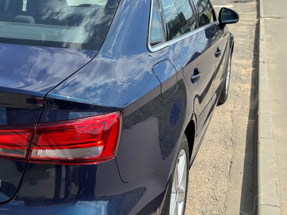 2016 Audi A3 III (8V) Рестайлинг, синий, 1840000 рублей - вид 5