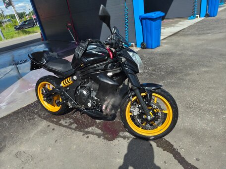 2013 Kawasaki ER-6N, чёрный, 350000 рублей, вид 1