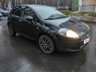 2008 Fiat Punto III Grande Punto, чёрный, 370000 рублей, вид 3
