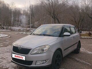 2013 Skoda Fabia II Рестайлинг, серебристый, 505000 рублей, вид 2