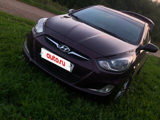 2013 Hyundai Solaris I, фиолетовый, 1100000 рублей, вид 1