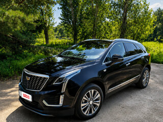 2020 Cadillac XT5 I Рестайлинг, синий, 3100000 рублей, вид 1