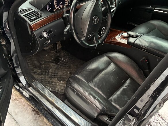 2009 Mercedes-Benz S-Класс 350 V (W221) Рестайлинг, чёрный, 1600000 рублей - вид 8