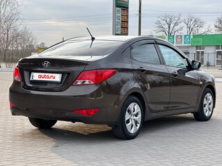 2016 Hyundai Solaris I Рестайлинг, коричневый, 1150000 рублей, вид 3