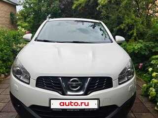 2010 Nissan Qashqai I Рестайлинг, белый, 1010000 рублей, вид 3