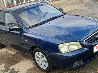 2008 Hyundai Accent ТагАЗ II, синий, 392000 рублей, вид 5