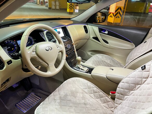 2012 Infiniti EX25 I (J50), чёрный, 1700000 рублей - вид 6