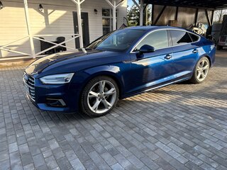 2018 Audi A5 Sportback ultra II (F5), синий, 2800000 рублей, вид 2